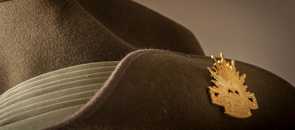 Australian,Infantry,Slouch,Hat,Worn,By,Australian,Army,Soldiers,Throughout